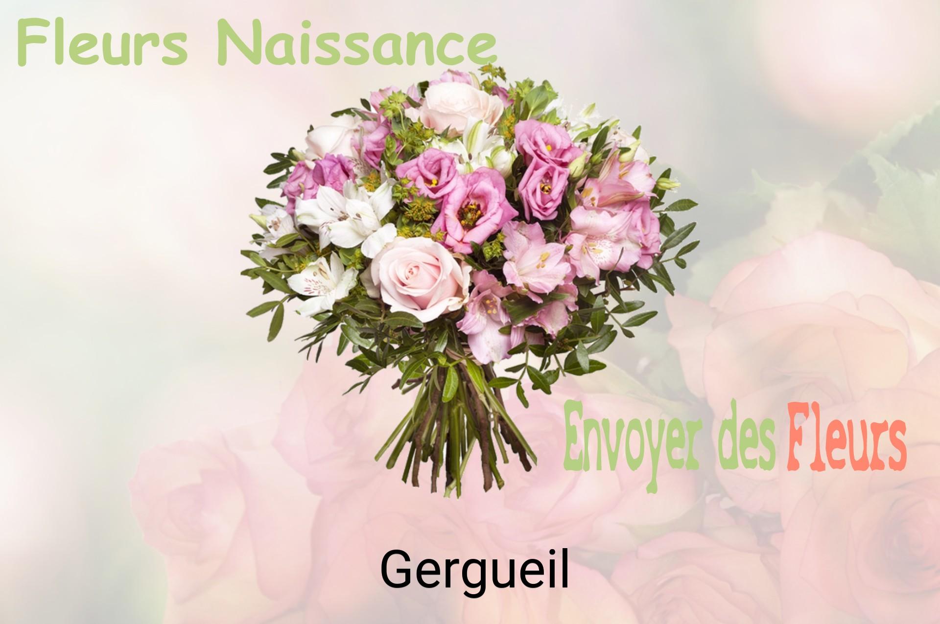 Bouquet de fleurs de naissance livré à Gergueil